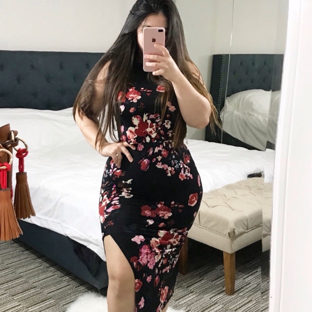 Floral Cropped Tank Top